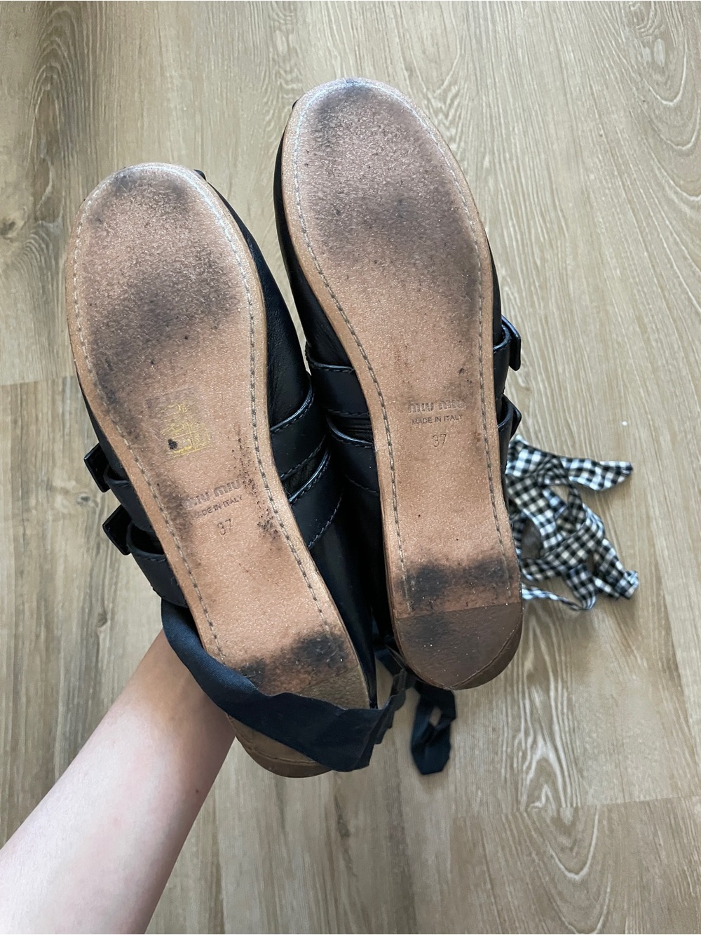 Miu miu double buckle ballet flat - Picture 4 of 4